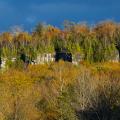 The Niagara Escarpment Sydenham River Cliffs near Owen Sound.